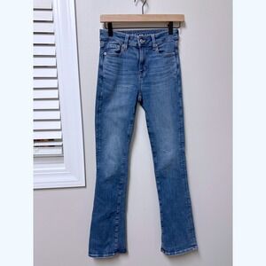 American Eagle Outfitters Womens High Rise Skinny Kick Jeans Medium Wash Size 0